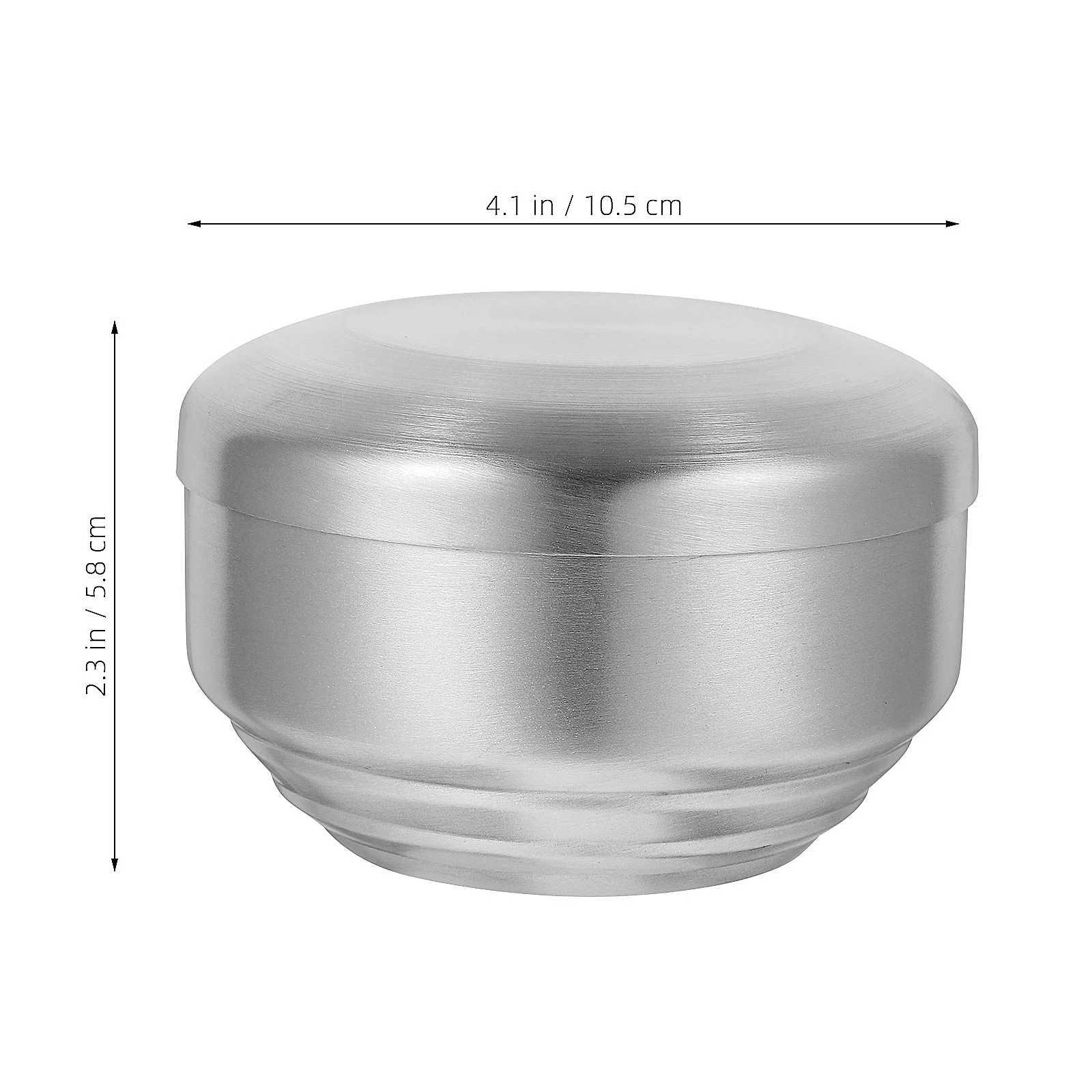وعاء صغير من الفولاذ المقاوم للصدأ سميك، وعاء خلط السلطة المعدني، معزول للحرارة، طبقة مزدوجة مقاومة للصدأ، مطبخ متعدد الأغراض #6