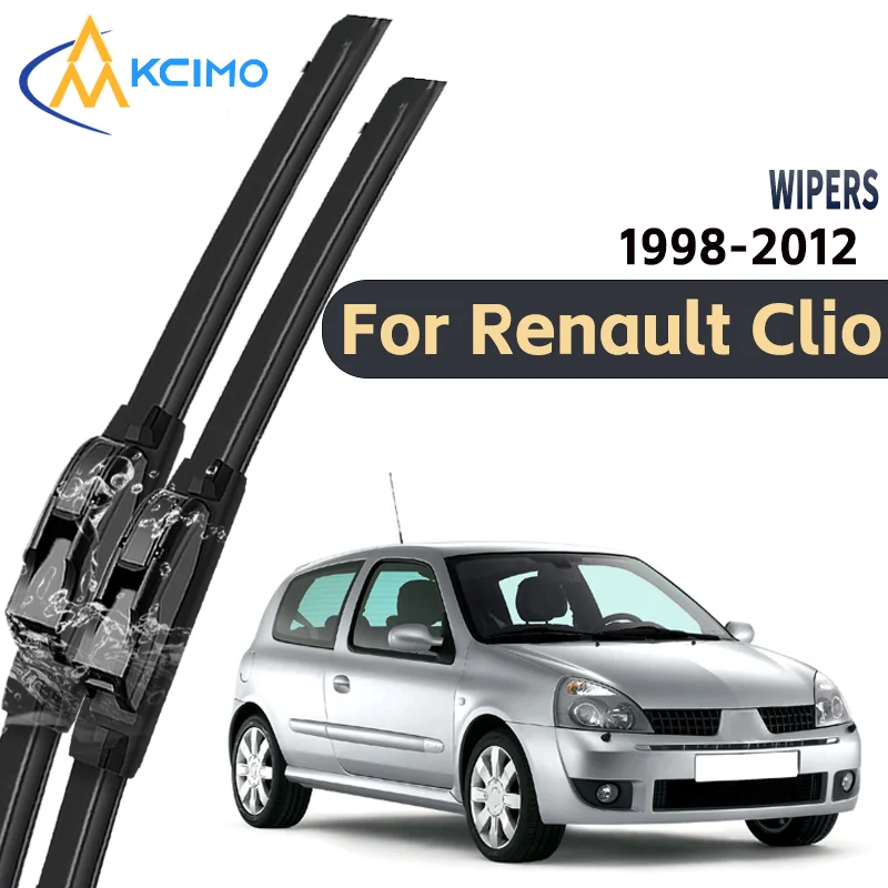 

Windshield Wipers for Renault Clio II X65 1998-2012 2pcs Quiet Scratch Free Durable Wiper Blade Essential Auto Accessory