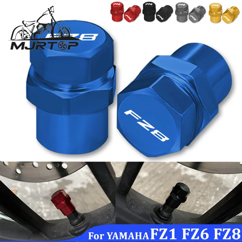 

Motorcycle Wheel Tire Valve Air Port Stem Caps Plug CNC Airtight Cover Accessories For YAMAHA FZ1 FZ6 FZ8 Fazer FZ 1N/1S/6S/8N