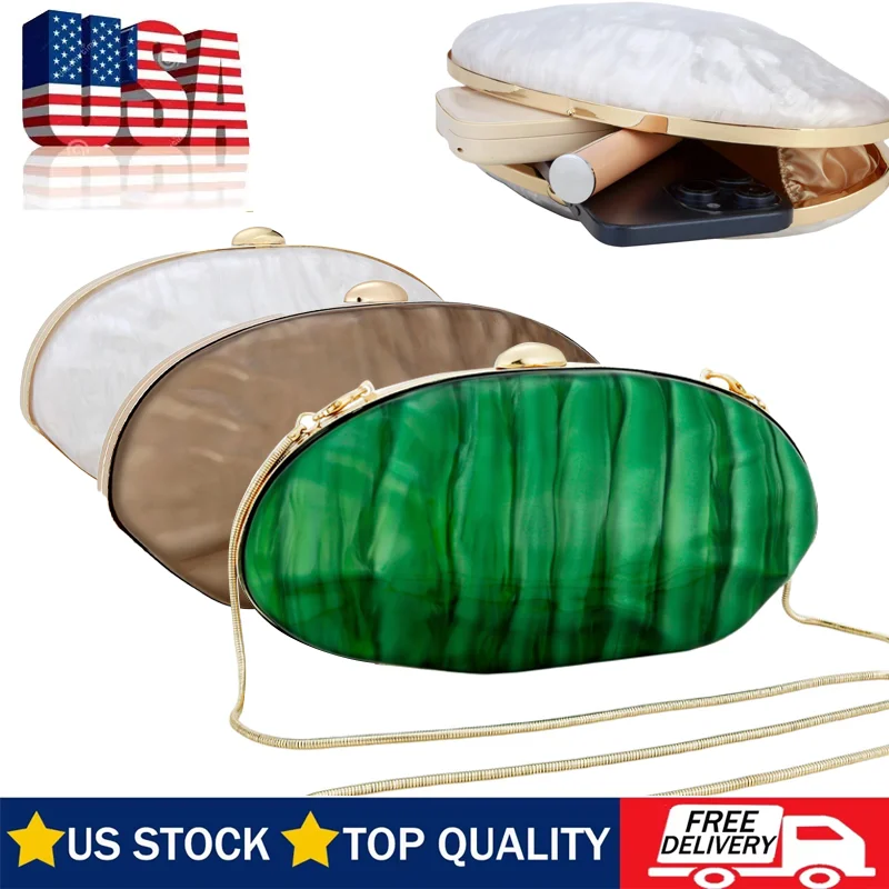 

Geometric Acrylic Clutch Bag Women's With Chain For Evening Bag Party Banquet Wedding Crossbody Shoulder Bag Dinner Purses