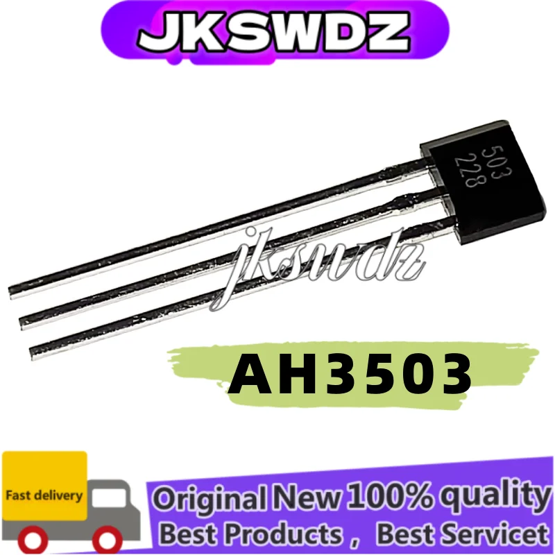 

10 pcs NEW AH3503 3503 UGN3503UA UGN3503 TO-92UA housing Linear Hall Effect Sensor Hall Sensor Motor