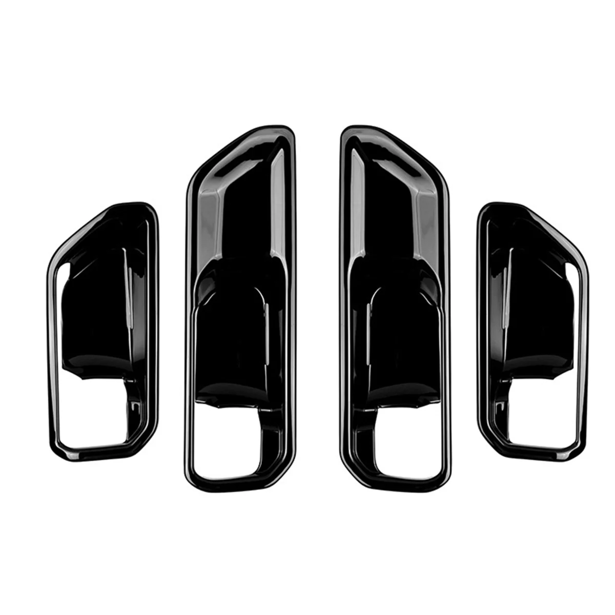 Car Inner Door Bowl Panel Inside Handle Protector Cover for Prado LC250 2024 Interior Accessories Glossy Black