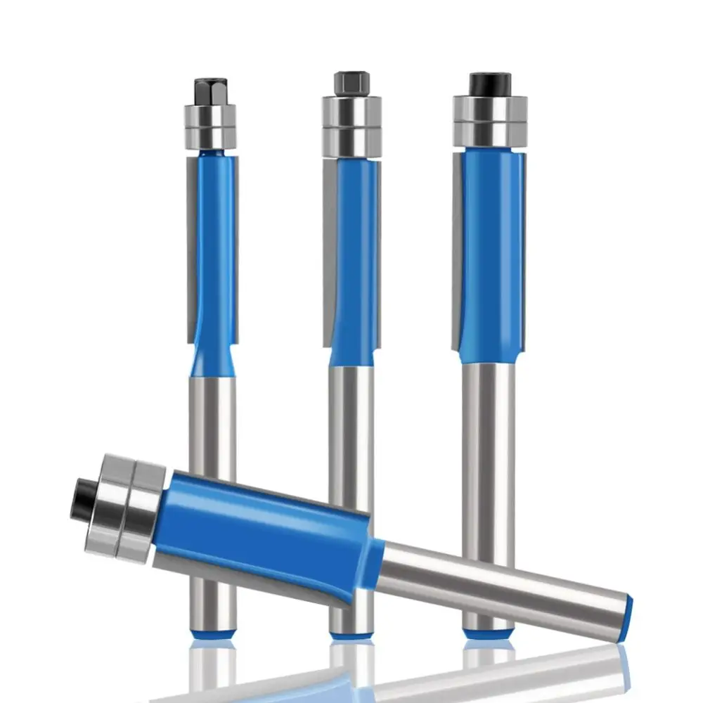 

Высокоэффективная фреза с хвостовиком 6 мм, двойной подшипник, твердосплавная фреза, фреза, деревообрабатывающий инструмент