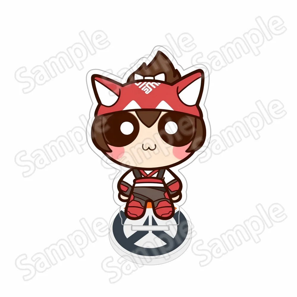 Overwatch2 Juno Mercy D.Va Tracer 6-10cm Acrylic Stand Keychain game Desktop Ornament Collectible Gift view 6