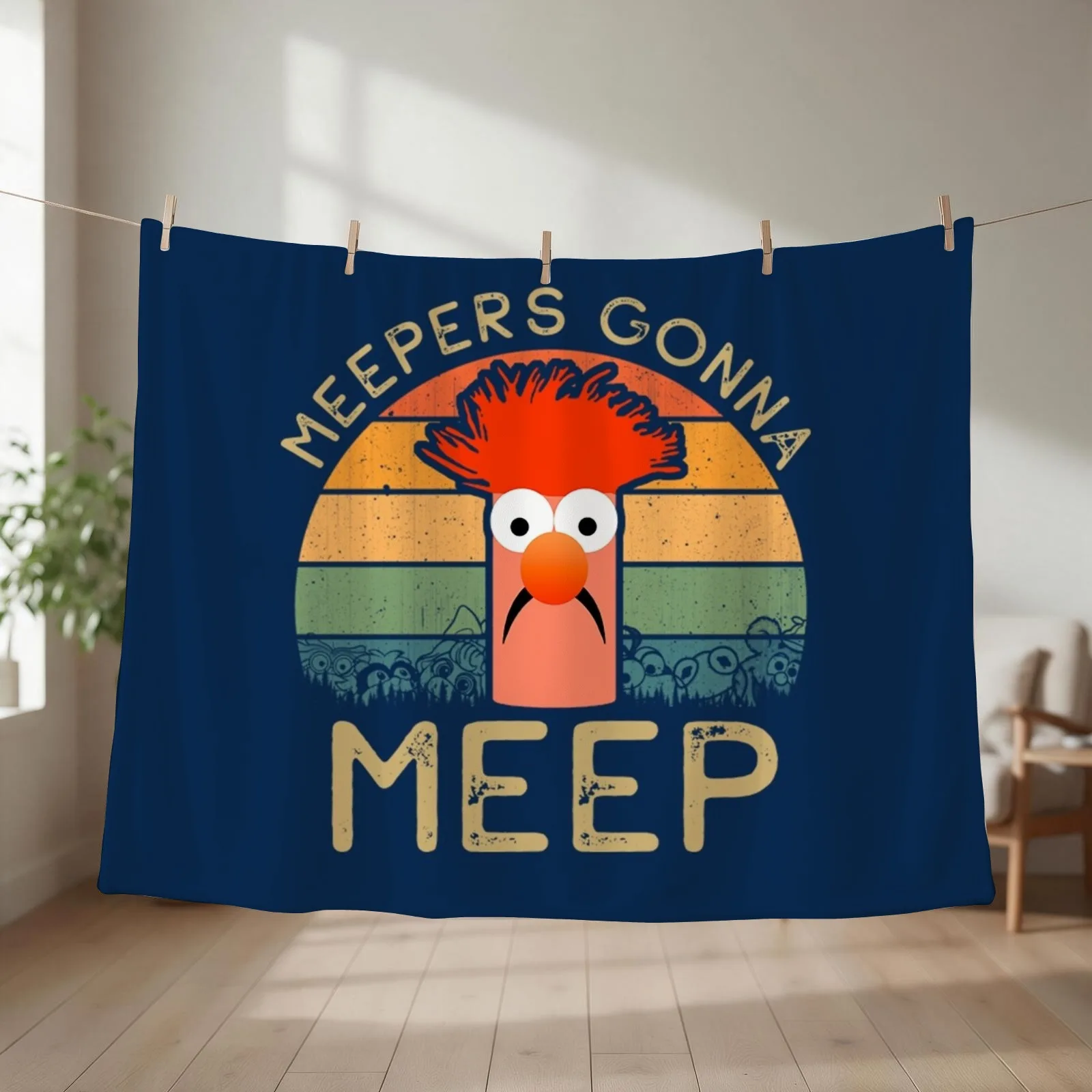 Meepers Gonna Meep T-ShirtMeepers Gonna Meep Throw Blanket Bed Fashionable Sofa Throw Nap Multi-Purpose Blankets
