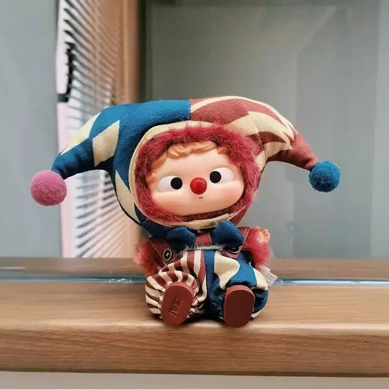 مجموعة أزياء لـ Labubu 3.0 Pin لدمية الحب إكسسوارات الملابس لـ 17 سنتيمتر Labubu Halloween Why ملابس خطيرة جدًا مهرج السيرك