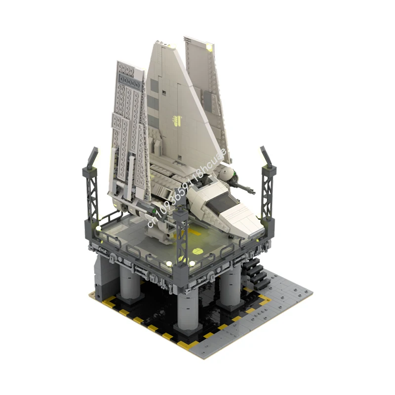 963PCS MOC Star Battle SW Imperial Base #5 Landport Modular Model Building Blocks Stacking Bricks Creative Toys Kid Gift Diy