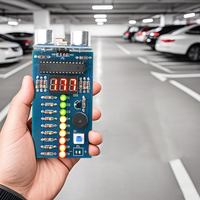 DC 4.5-6V Ultrasonic Distance Sensor Reversing Radar Alarm Ultrasonic Distance Module Soldering DIY Kit With LED Indicator Light