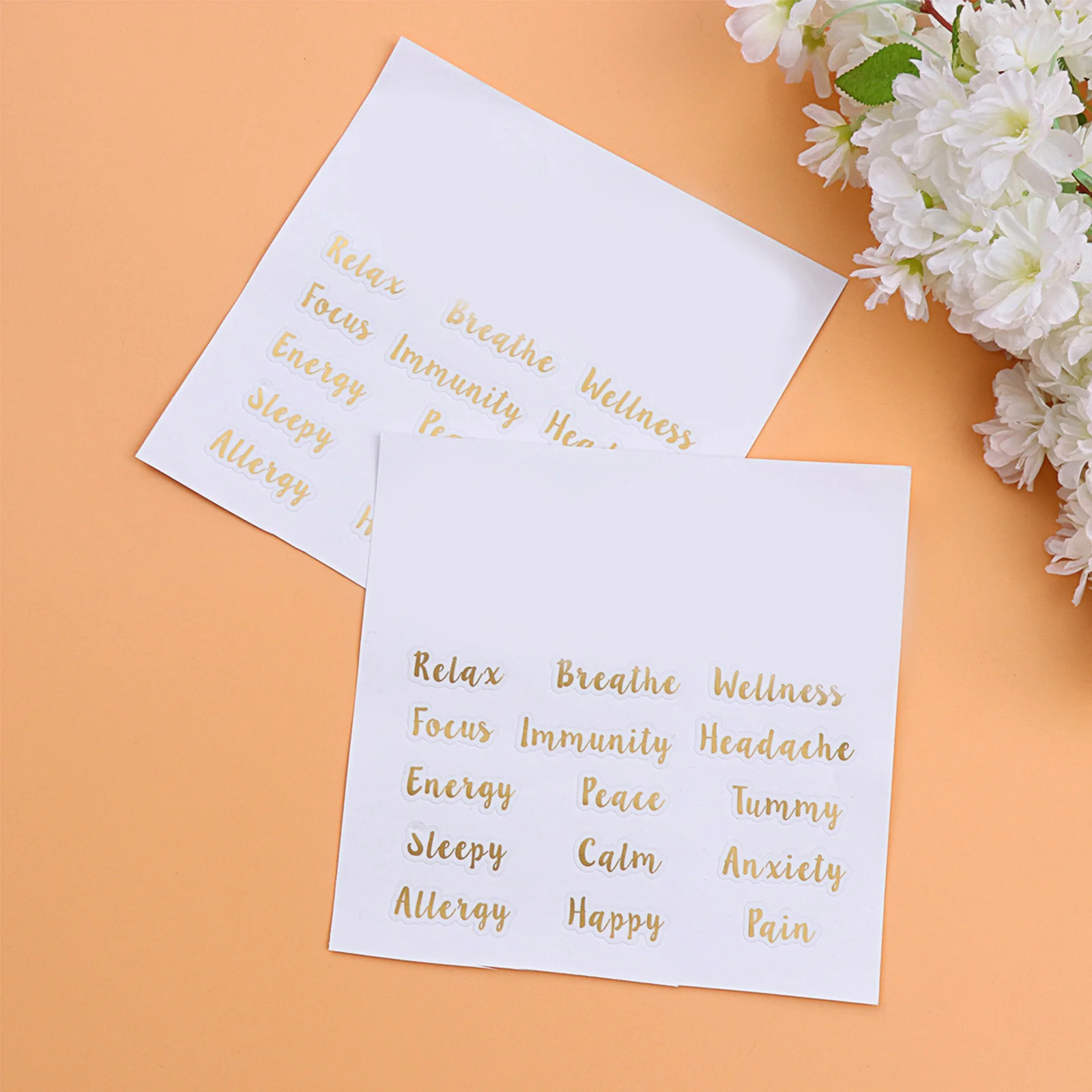 

5 Sheets Essential Oil Bottle Labels Alphabet Stickers for DIY Aromatherapy Organization Strong Adhesion Labeling System Bottle