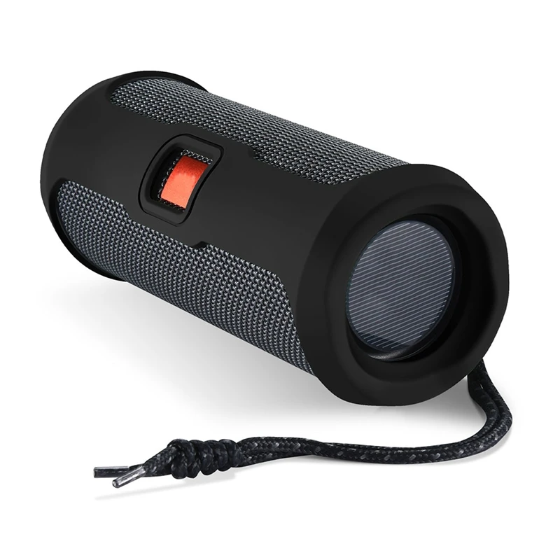 Silicone Cover Case Waterproof Protective Cover Anti Drop+Shoulder Strap For JBL FLIP ESSENTIAL 2 Wireless Speaker