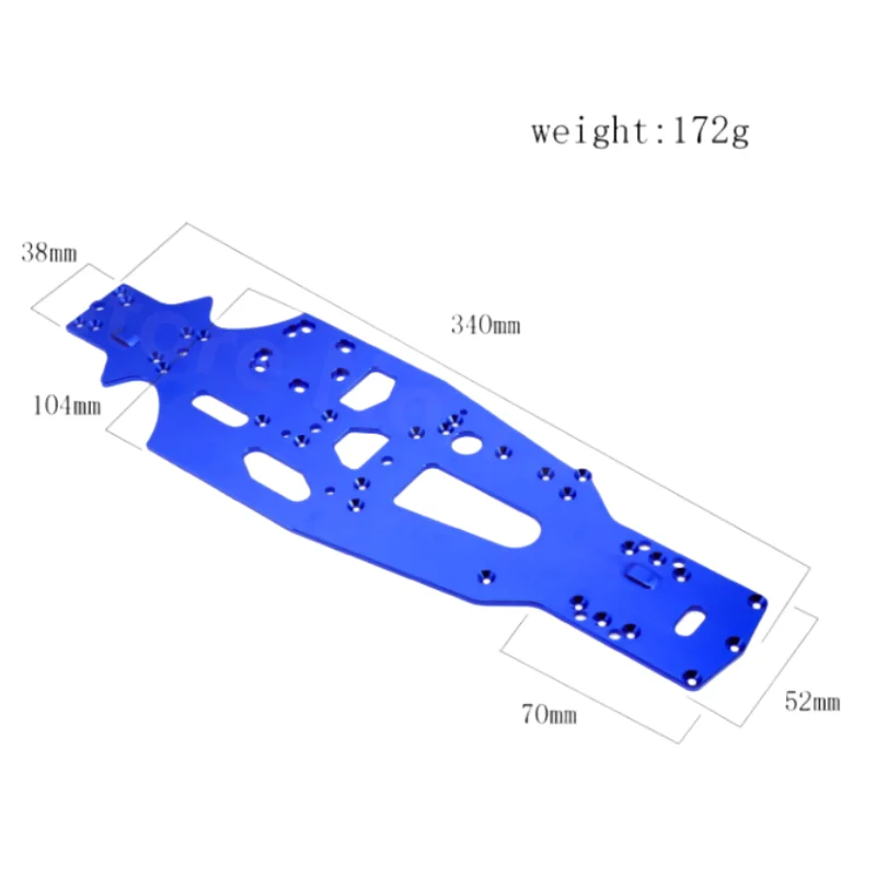 Metal Chassis VS053B for Kyosho FW05 FW06 1/10 RC Car Upgrade Parts Accessories