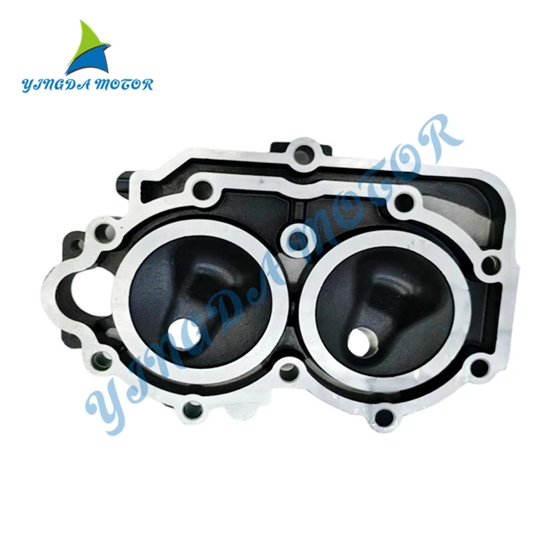 

High quality Cylinder Head 6E7-11111 For Yamaha 9.9HP 15HP 2 Stroke Outboard Motor 9.9D 15D 6E7-11111-01-94 6E7-11111-01-1S