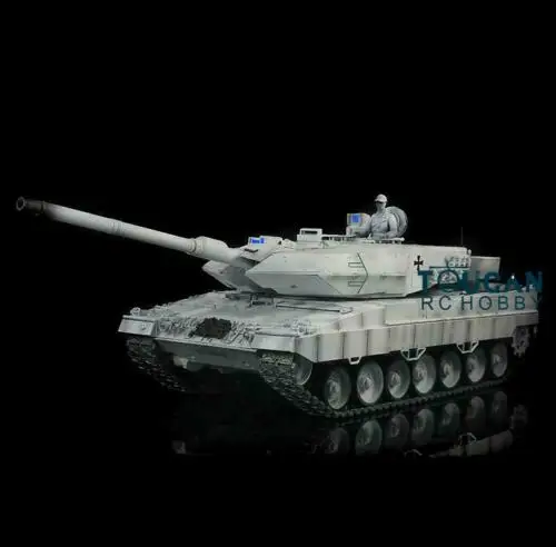 HENG LONG 1/16 Snow 7.0 Leopard2A6 RTR RC Tank 3889 W/ 360 Turret Metal Idlers RC Panzer Toys for Boys TH17632-SMT4