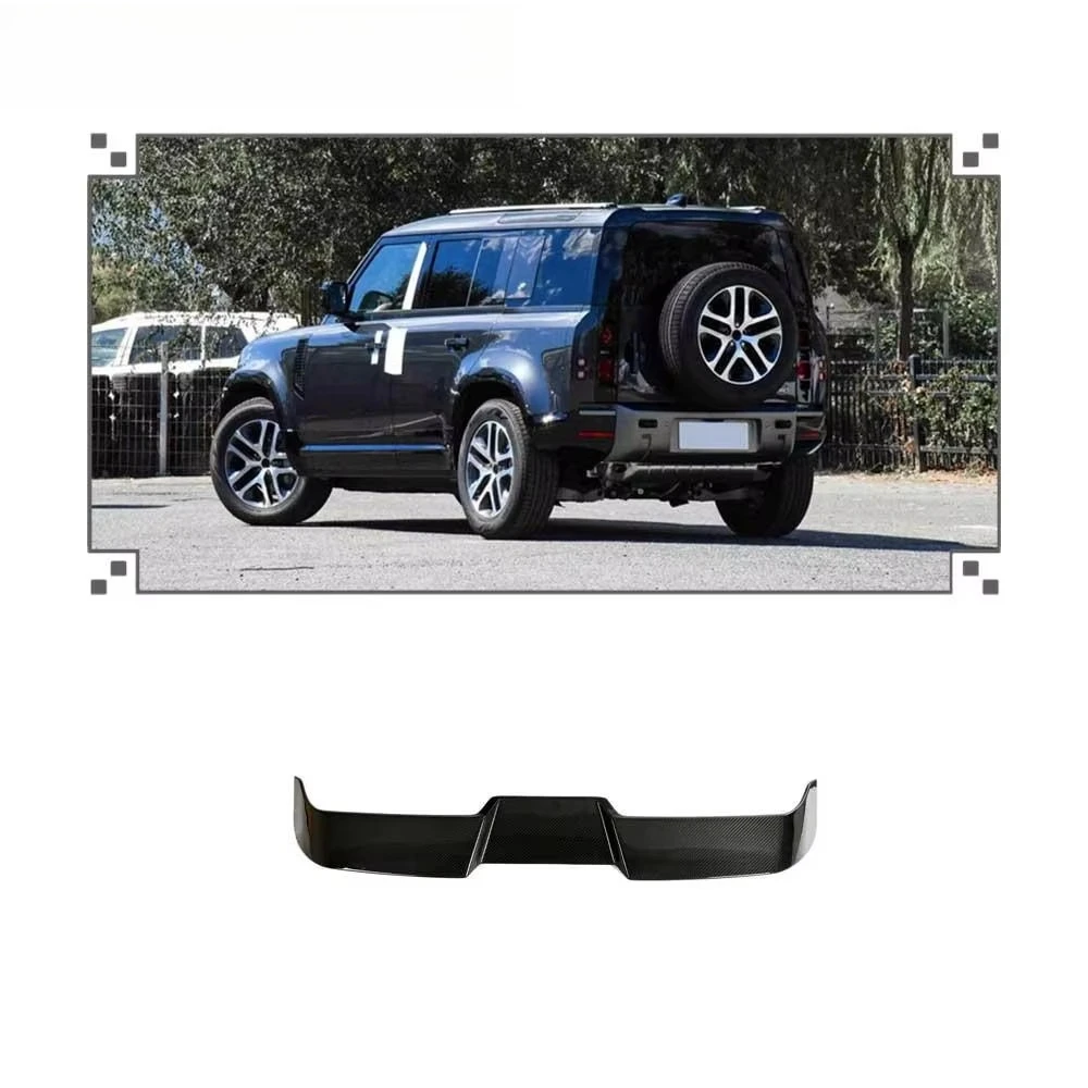 

L663 Dry Carbon Fiber Rear Roof Wing Spoiler for Defender Factory Wholesale