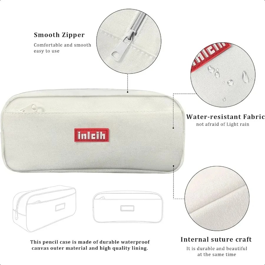 Pencil Case Large Capacity pencil pouch cute pencil case stationery plies pencil bags School plies for Student Teen Girs Boys w