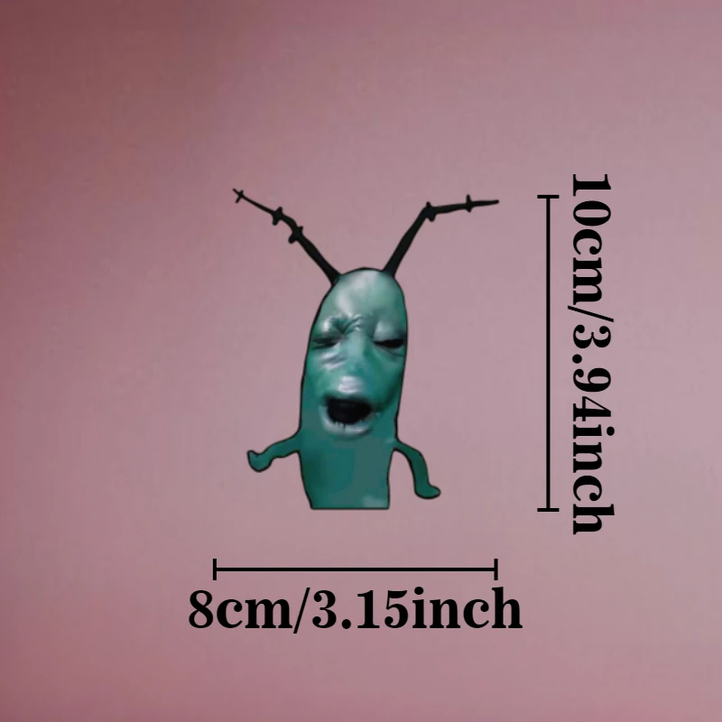 1 قطعة مضحك ميمي دراجة نارية ملصقات مقاومة للماء للدراجات النارية خوذة خزان الوقود لوحات جانبية سكوتر محمول شارات الفينيل #2