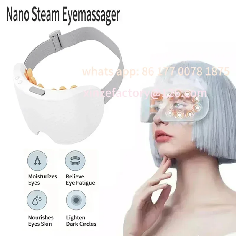 Customizable Steam Smart Eyes Massager Eye Care Heating Bluetooth Music To Relieve Fatigue And Dark Circles