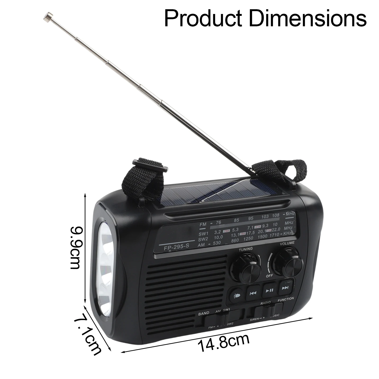 

Для приключений на свежем воздухе Портативное радио для активного отдыха Случайный перезаряжаемый модуль радиолампы с питанием от батареи