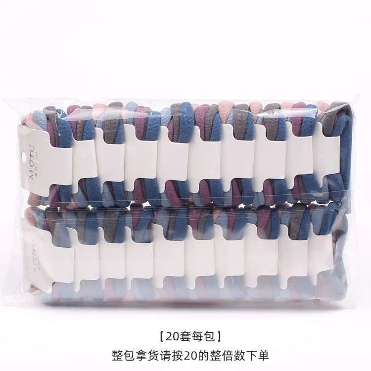 5 قطع من رباط شعر متعدد الأغراض على الطراز الكوري فائق التمدد وصديق للميزانية وبسيط على شكل ذيل حصان مرن للنساء وربطة شعر عصرية