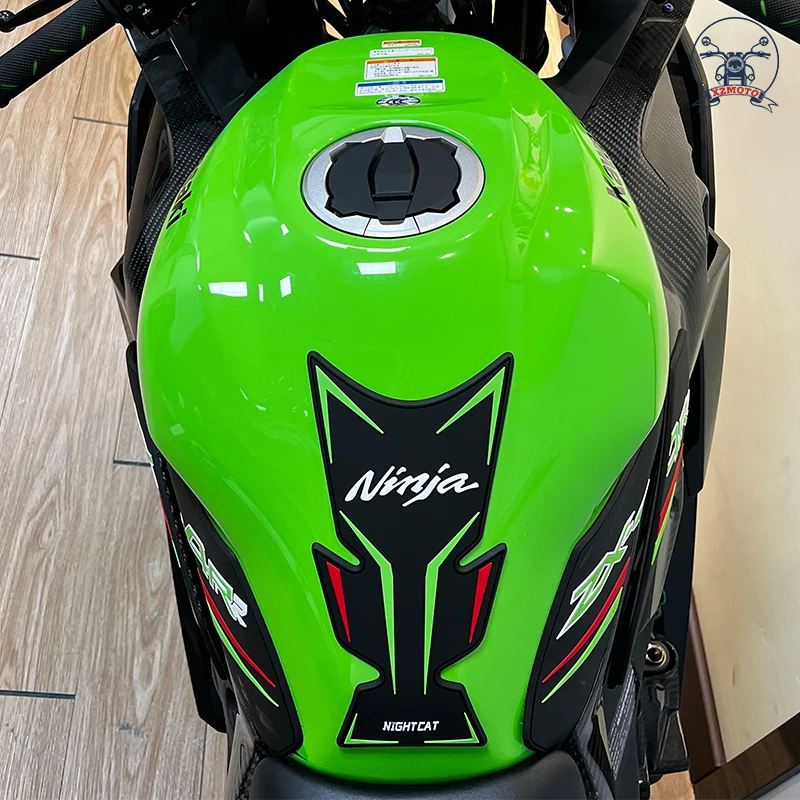 New Motorcycle For kawasaki ZX4RR ZX4R ZX-4R ZX-4RR 2023 3D Rubber Fuel Tank Liner Motorcyle Fuel Tank Liner Protection Sticker