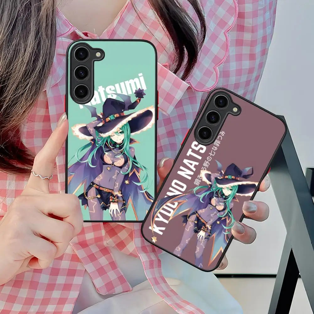 

Date a Live Natsumi Kyouno Phone Case for Samsung Galaxy S25 S24 S23 S22 S21 Plus FE Ultra Colour Silicone Cover Cover Luxury