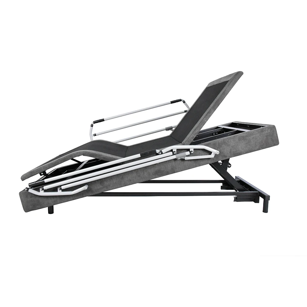 

Регулируемый каркас кровати с массажным полноразмерным ограждением Каркас электрической кровати Регулируемый по высоте каркас кровати