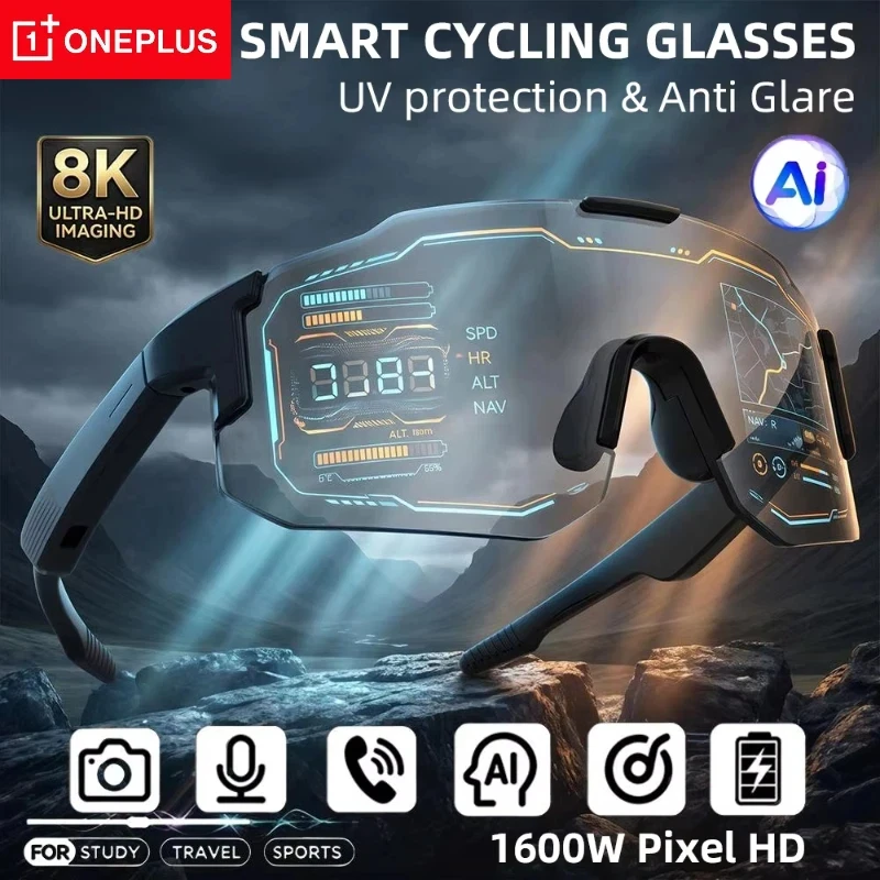 Kacamata Pintar AI OnePlus Cha - Smart Glasses Lens ulasan dan harga