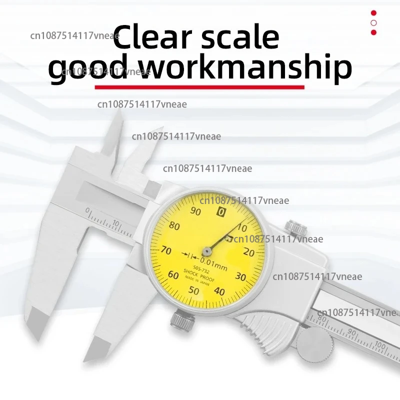 Mitutoyo Dial Vernier Calipers High Accuracy Measuring Tool Measures inside and outside Depth 0-300mm 0.01 Range 500-153