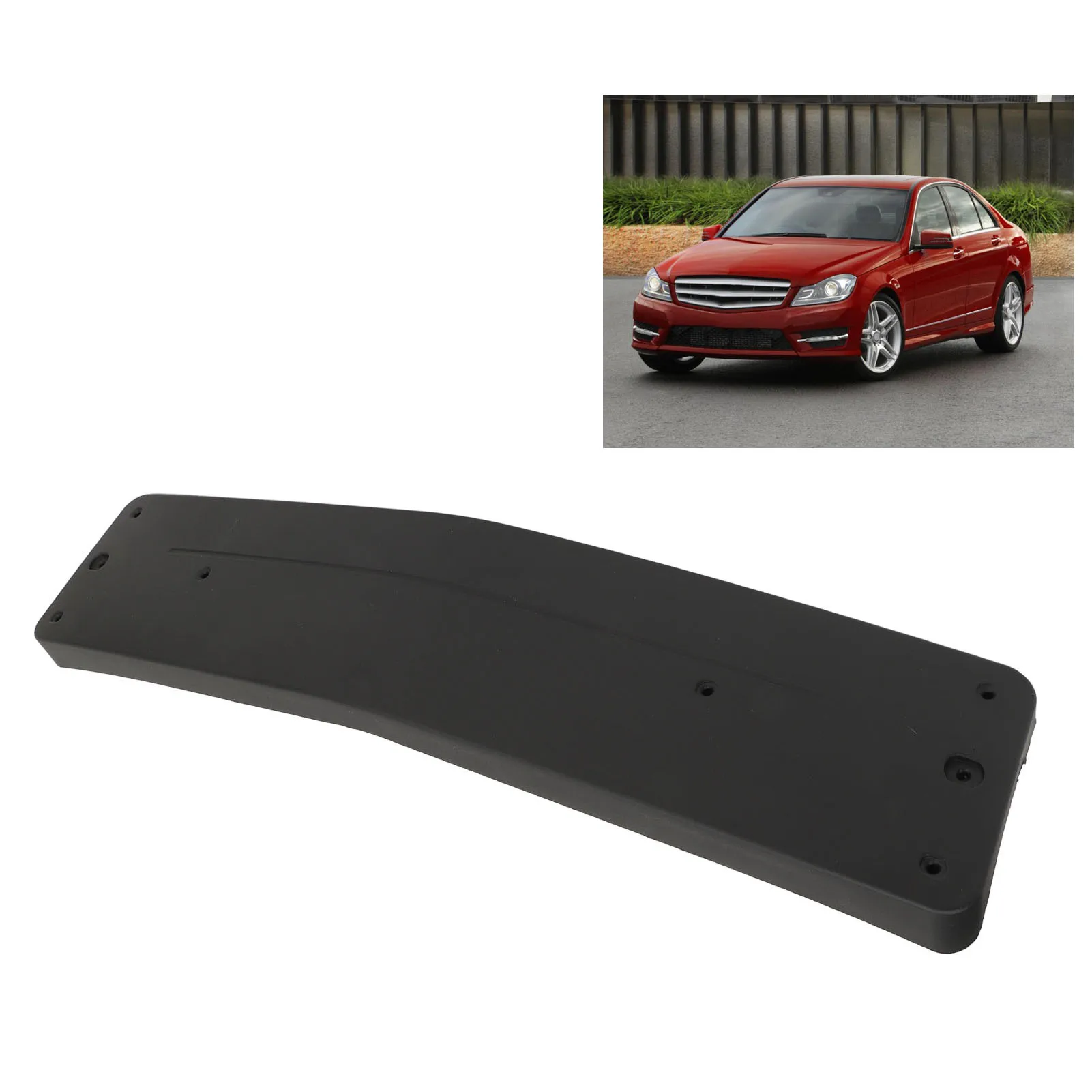 Kennzeichenhalter für die vordere Stoßstange 2048173278 Ersatz für Mercedes-Benz C-Klasse W204 AMG-Sport 2011 bis 2013 – Detail 2