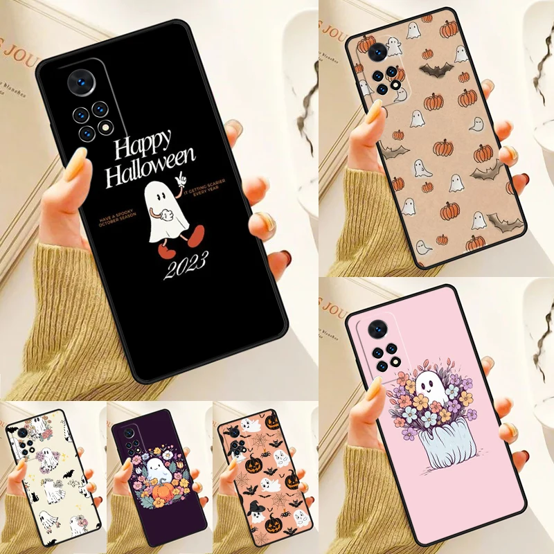 

Ghost Halloween Case For Samsung Galaxy S24 Plus S23 S20 S21FE Lite S22 Ultra Note 20 S8 S9 S10 Phone Coque