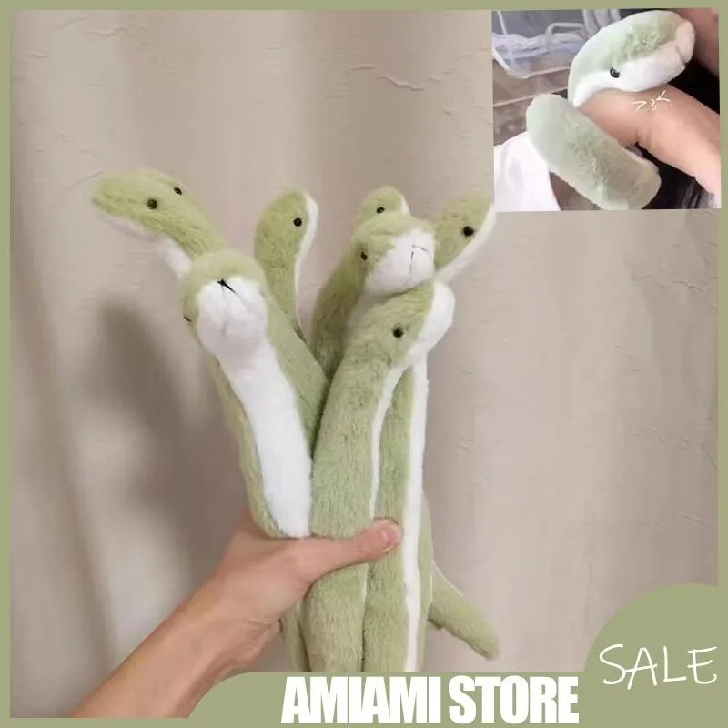 New Year Posable Little Snake Cute Plush Toy Comfort Kawaii Ornament Doll Room Decora Casual Pose Christmas Gift Fixed Shape Toy