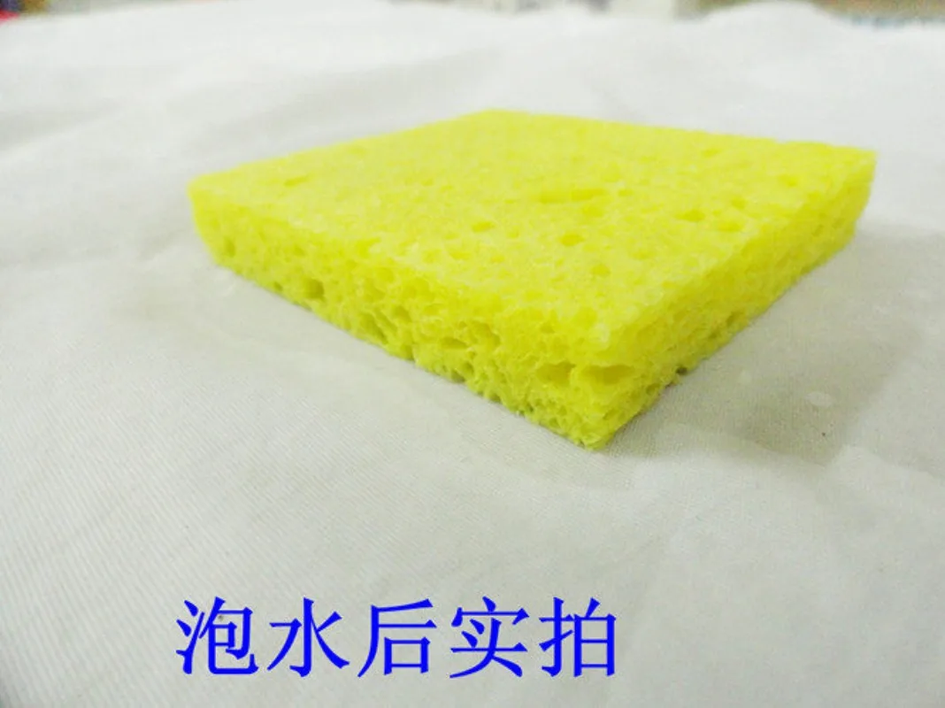 Square Cleaning Sponge, High Temperature Resistant Sponge, Soldering Iron Head Round Sponge, Square Sponge