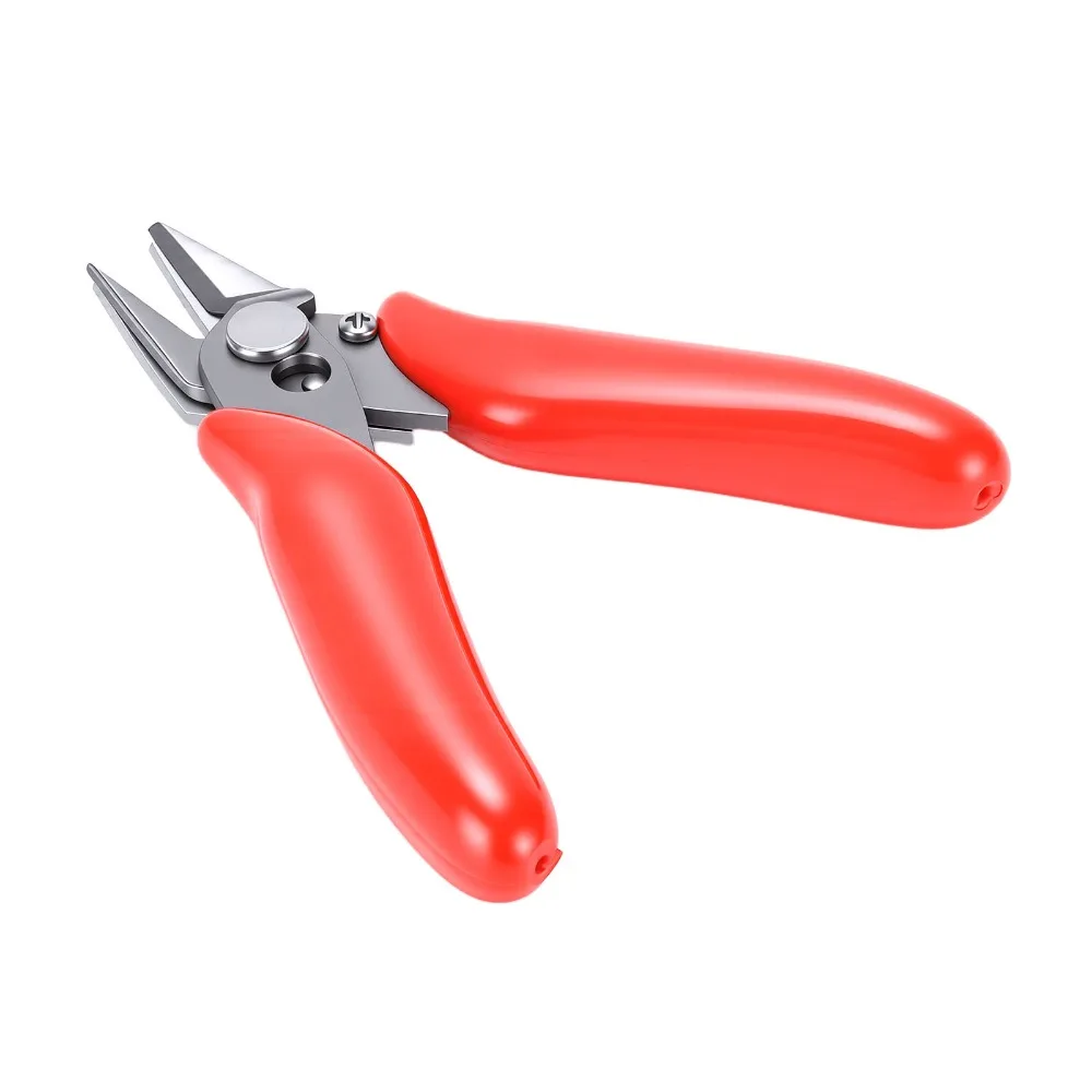 Stainless Steel Pliers Badminton Grommet Pliers 1.5mm Positioning Gasket PVC Handle Pliers Badminton Grommet Tube Cutter