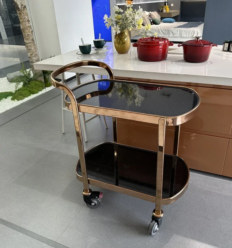 Service cart Multifunctional cart High-grade ultra-quiet wheel cake fruit plate cart