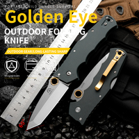 Huangfu S35VN high-quality steel, high hardness, easy to fold in the wilderness, sharp knife, hiking wilderness pocket, self-def