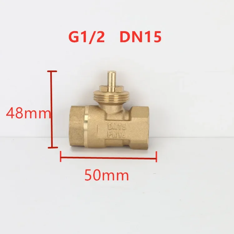 All copper electric two way and three way ball valve body Air conditioning floor heating electric ball valve DN15 20 25 32 40 50