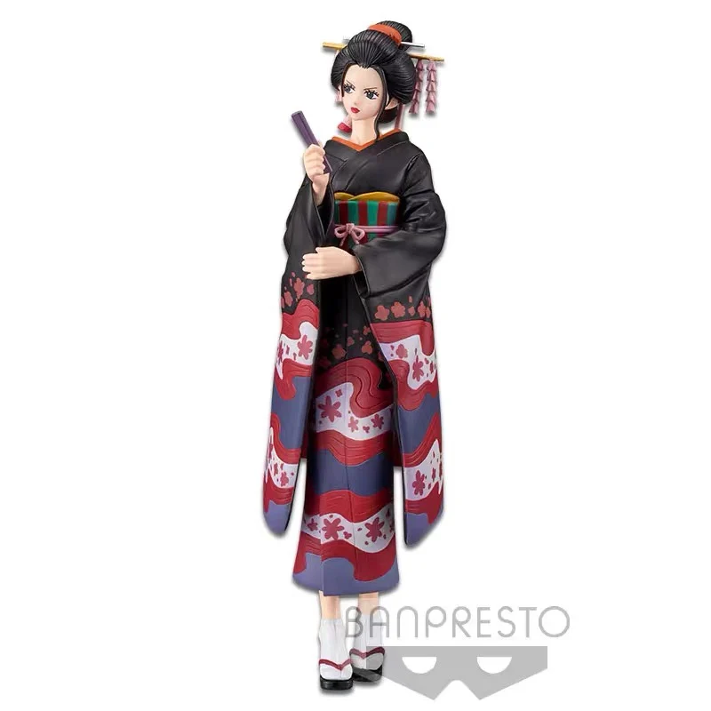 Bandai Original Banpresto Anime One Piece DXF THE GRANDLINE LADY Wano Country Nico Robin Action Figure Collection Model Toy Gift