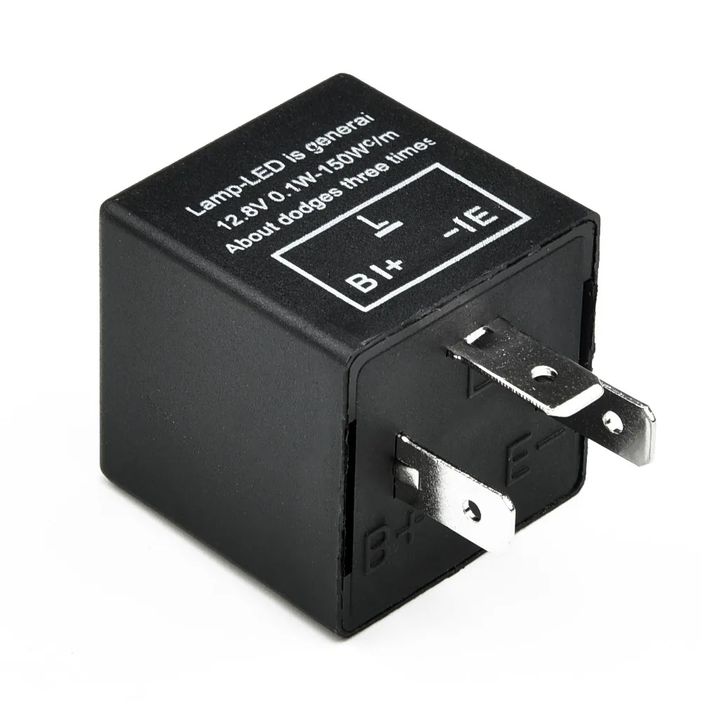 

Brand New High Quality Flasher Relay Flasher Vehicles Auto Motorcycle Waterproof Black Electronic 0.1W-150W.c/m