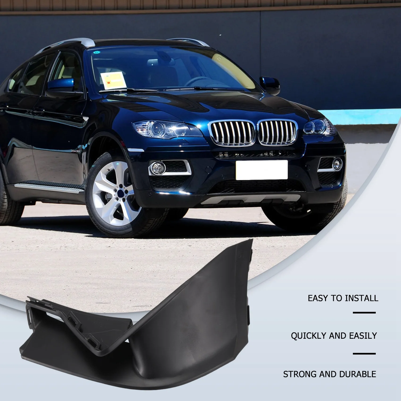 Reliable Car Front Bumper Air Channel Trim Panel For BMW X6 F16 2013-2019 35Ix 28Ix 30Dx 50Ix Air Duct Trim Cover