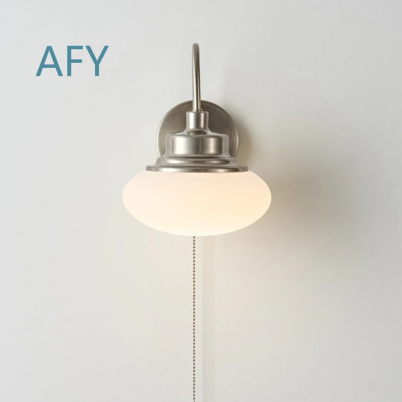 Bauhaus Medieval Wall Lamp for LED Bedroom Bedside Light Nordic Minimalist Living Room Background Aisle Lighting Fixture Wall