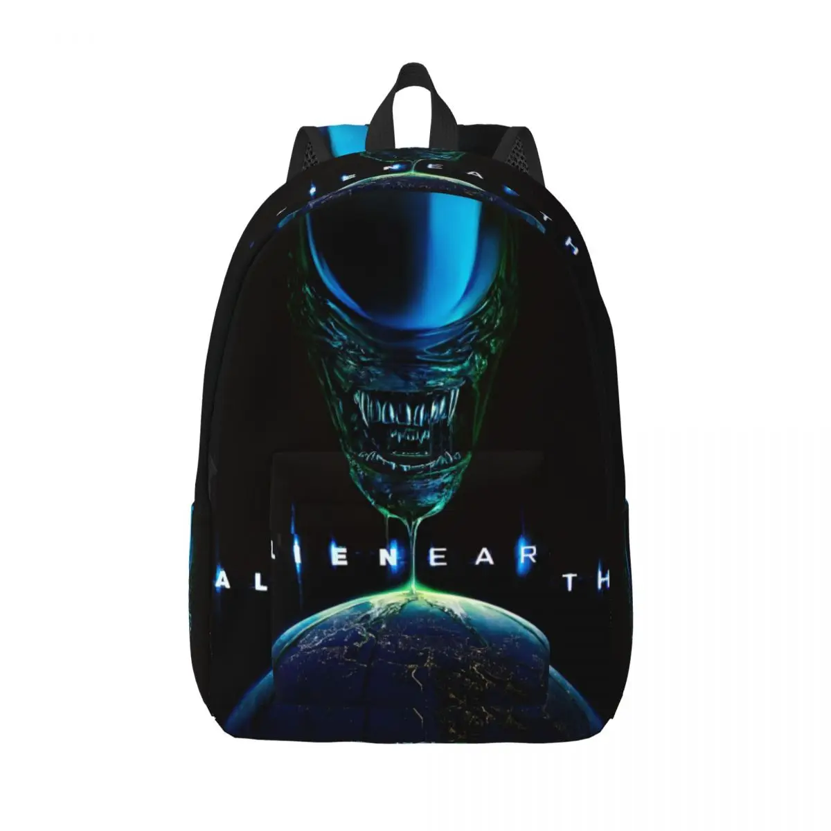 

Aliens Earth 2025 New Movie Fashion Backpack Lightweight School Travel Horror Gothic Daypack for Men Women Laptop Shoulder Bag