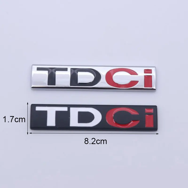 3d Metal Letter Logo TDCI Emblem Car Fender Side Rear Trunk Badge For Ford Kuga Explorer MK3 MK2 TDCI Stickers Accessories