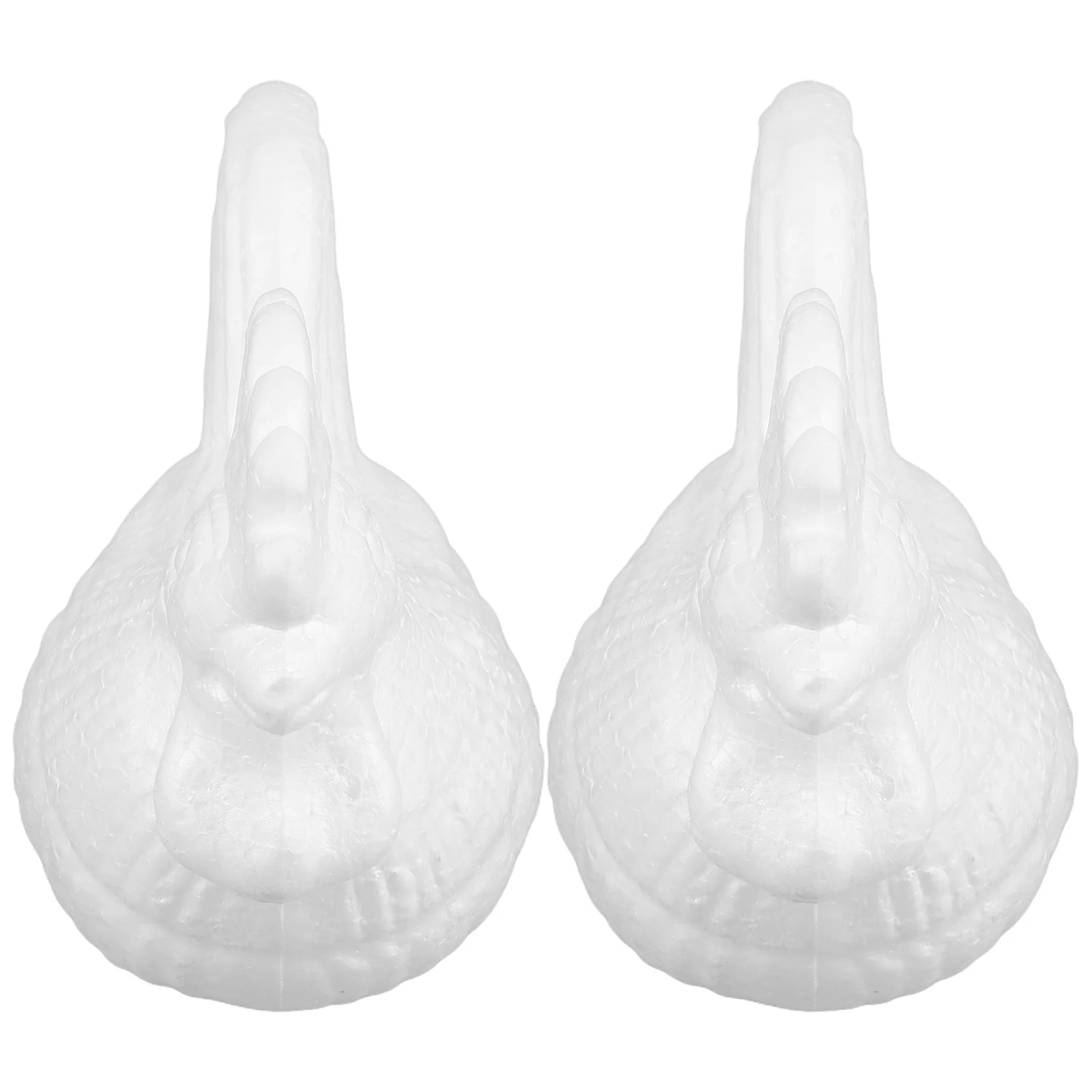 2Pcs Foam Rooster Ornaments Kids DIY Craft Painting Creative Blank Chicken Sculpture Safe Handmade Animal Sculpture Art Supplies