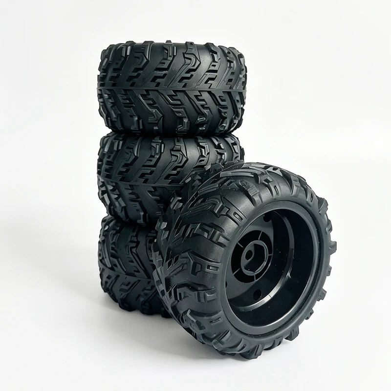 4PCS RC Car Off-Road Rubber Tires for WLtoys 144001 124016 124018 124019 12428 HBX 16889 16890 SCY 16101 RC Car Upgrade Parts view 6