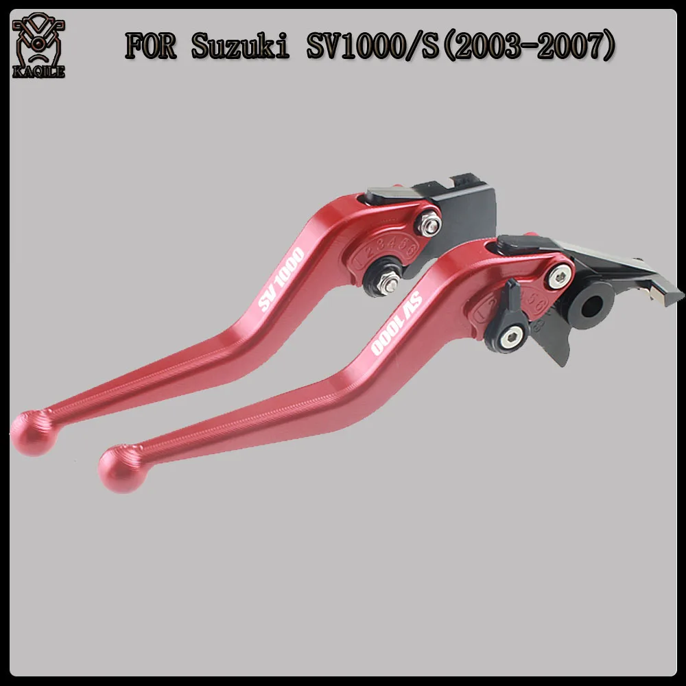 

For Suzuki SV1000/S SV 1000 2003-2007 Motorcycle Accessories CNC Handlebar Adjustable Folding Extendable Brake Clutch Levers