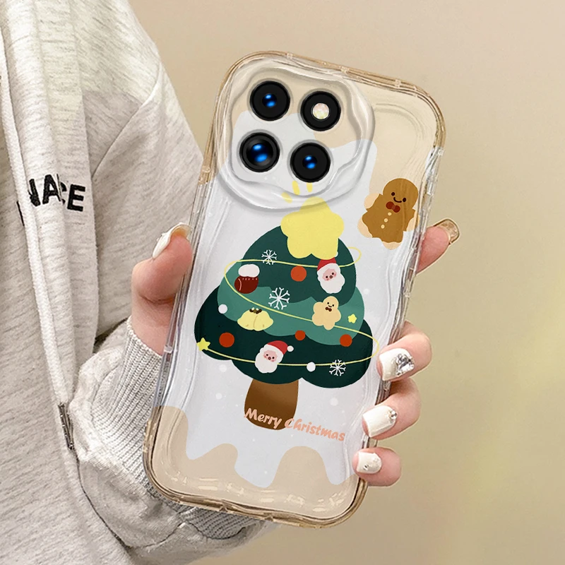 New Christmas Pattern Phone Case For XIAOMI 14 13 12 T Pro 11 Lite Poco F6 F5 F4 F3 X6 X5 X4 X3 GT M3 M4 Pro Soft Silicone Cover