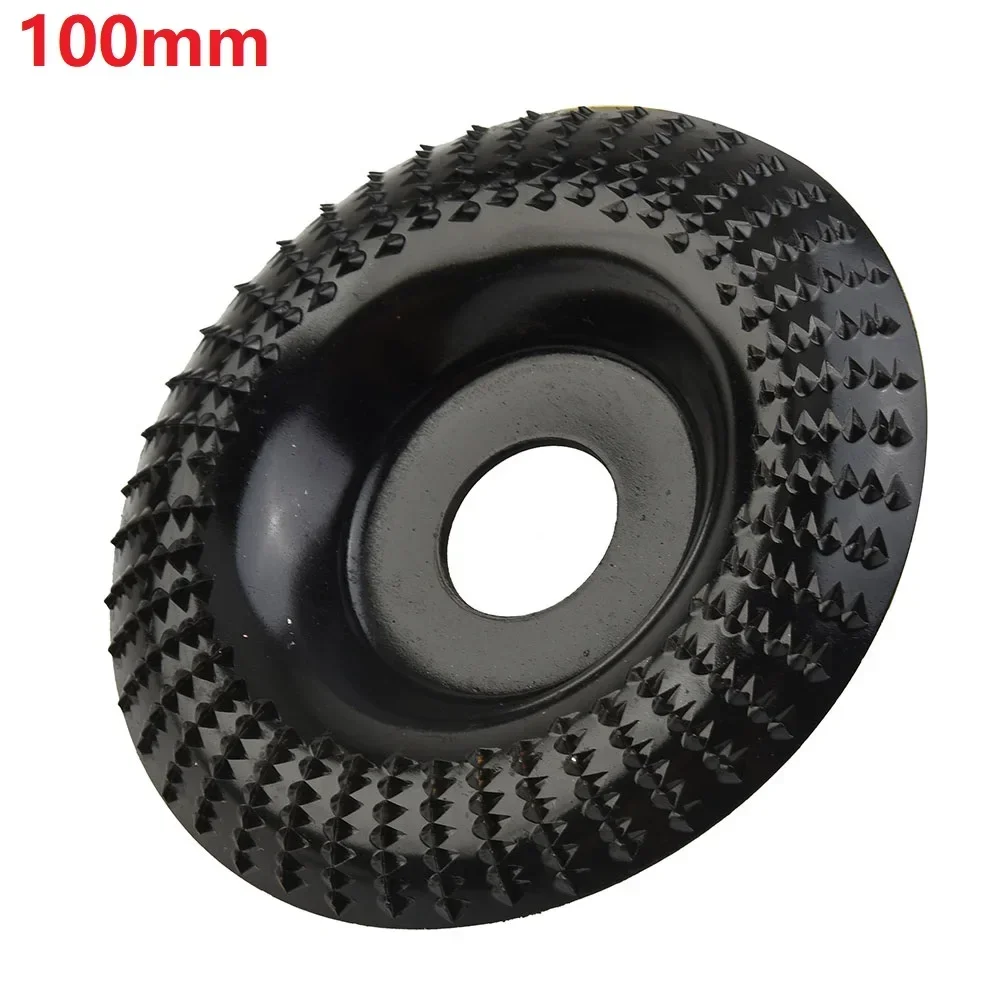 Curved Grinding Disc Grinder Wheel Disc 4 Inch Wood Shaping Wheel Wood Grinding Shaping Disk For Grinding Carving DIY Wood Works