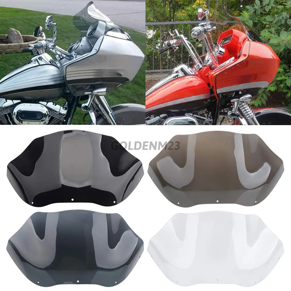 

12,5 "обтекатель лобового стекла, передний дефлектор ветра для Harley Touring Road Glide Ultra CVO/SE FLTR FLTRX FLTRU 1998-2013