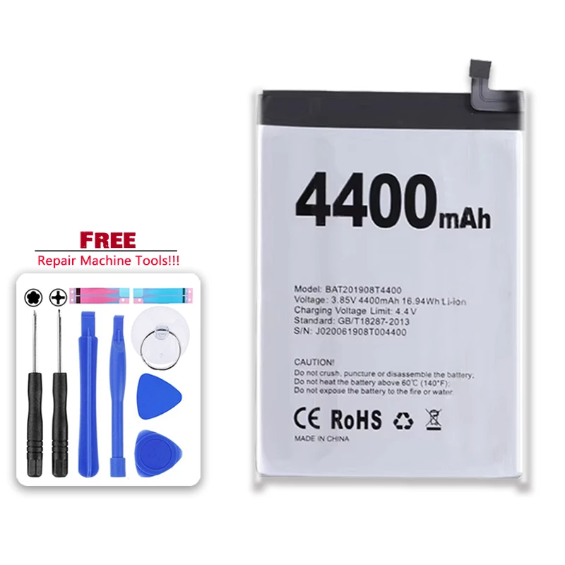 

YKaiserin 4400mAh Replacement Battery BAT201908T4400 For DOOGEE N20 Pro N20Pro