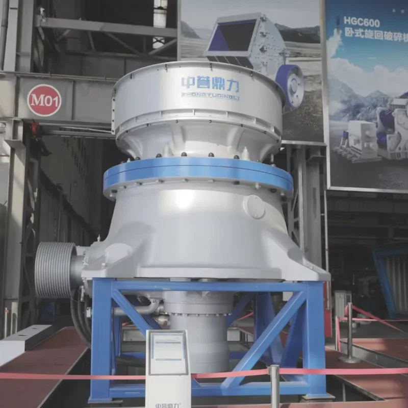 Single Cylinder Hydraulic Cone Crusher Bearing Core Components 45-163t/h Capacity Easy Operate For Secondary Crushing Quarry